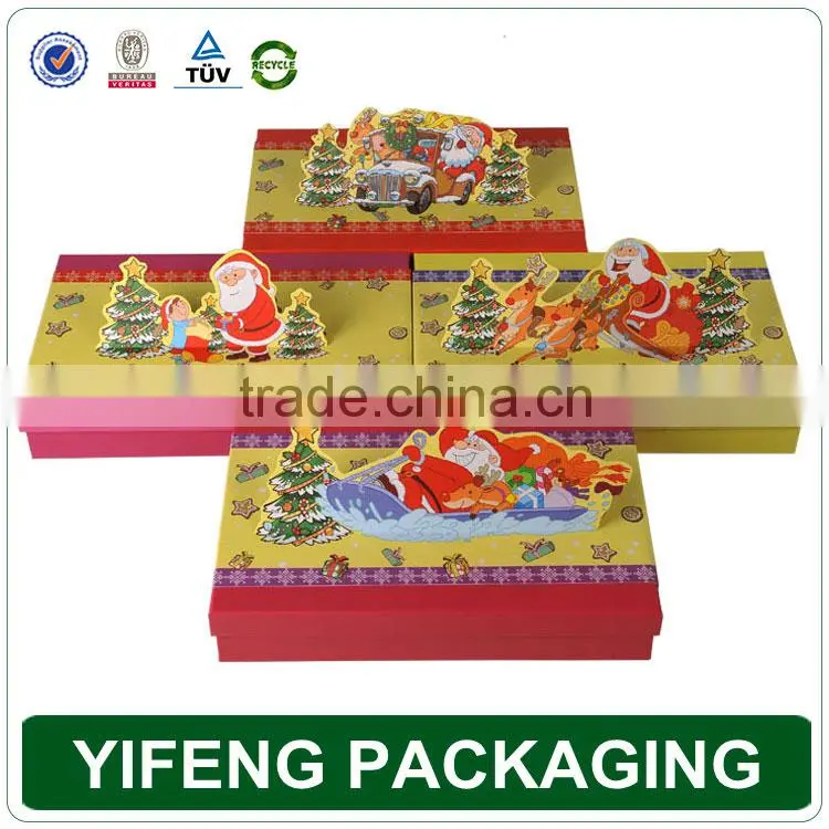 Personalized Decorative Christmas Gift boxes wholesale