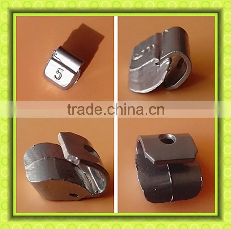 Pb lead wheel balance weight with clips used for steel rims