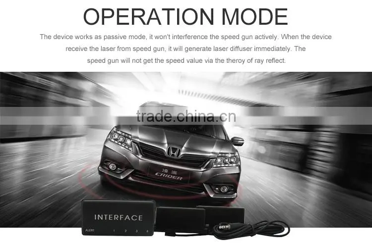 Taiwan anti speed gun laser jammer protect car avoid speed camera radar blinder