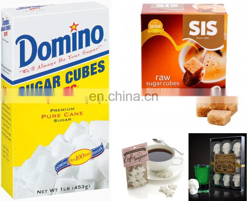 Automatic sugar cube press machine auto lump sugar cubes forming equipment cheap price for sale