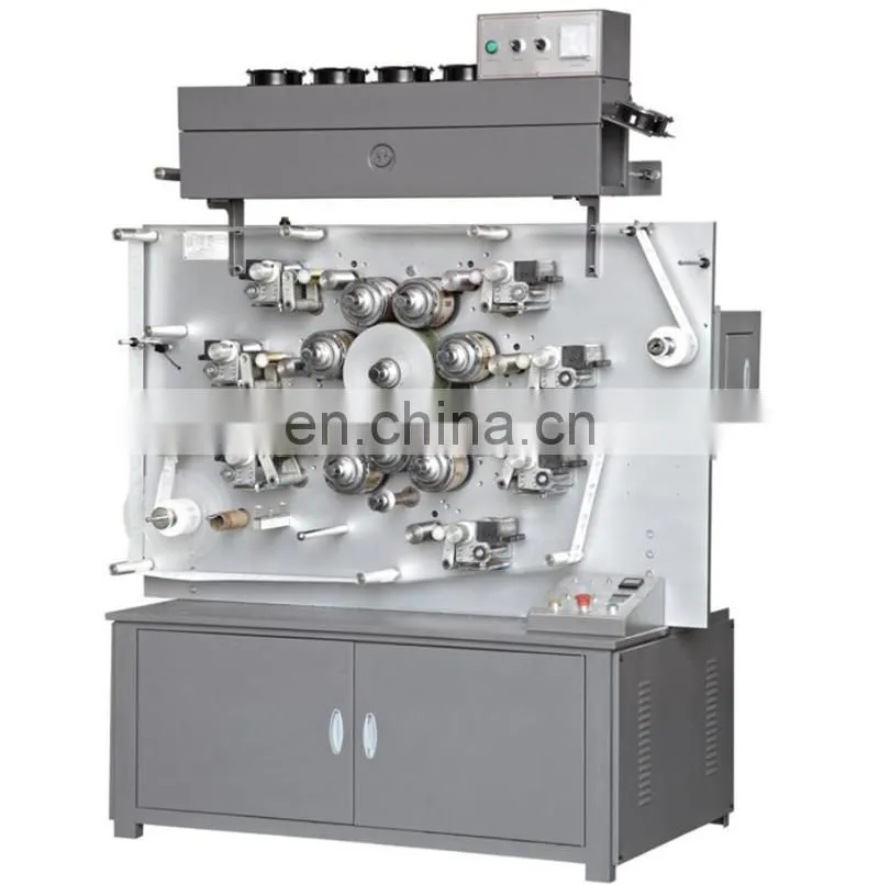 UGS1006 Impresora de etiquetas del lavado rotativa textile clothing washable apparel label rotary letter press printer