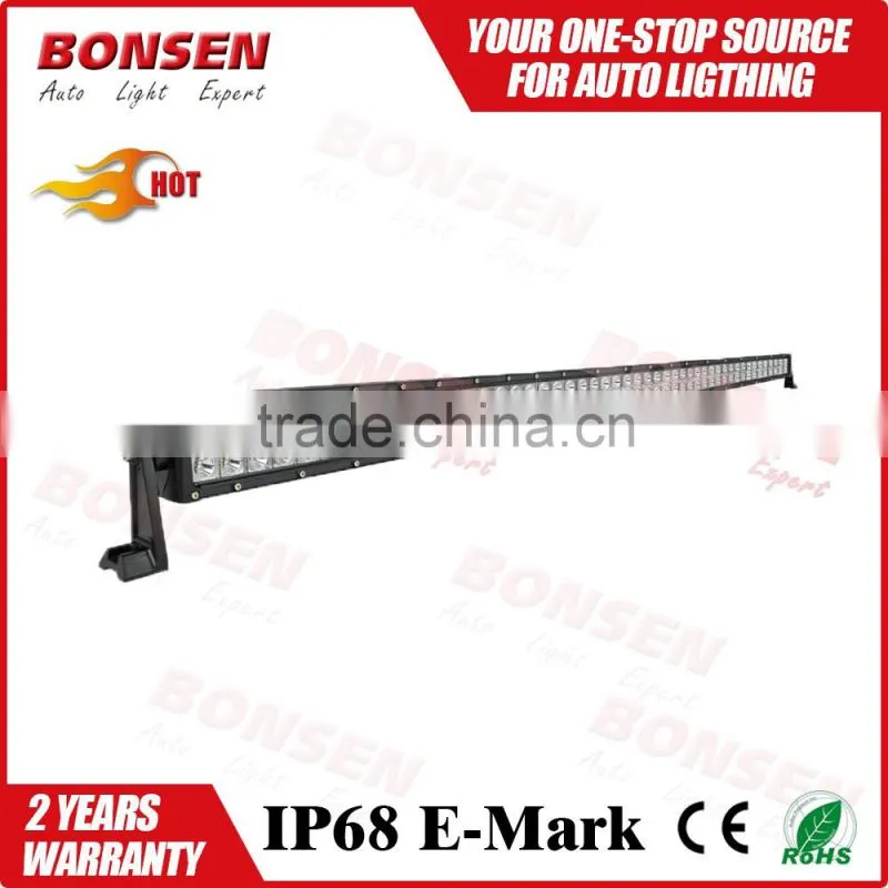 wholesale 50 inch automobile LED bar light off road bar lamp 3w CREEs waterproof IP67 motor parts accessories
