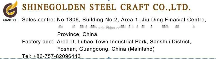 GYD-15C0021 Stamping Nephrolepis exaltata iron gate leaves shape decoration