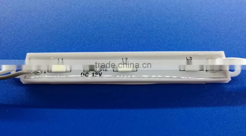 epoxy glue waterproof 5050 3 leds led pixels module IP68 waterproof led module