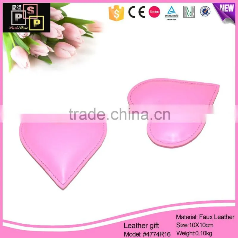 China Supplier Lovely Fancy Shaped Leather Gift,Leather Decoration