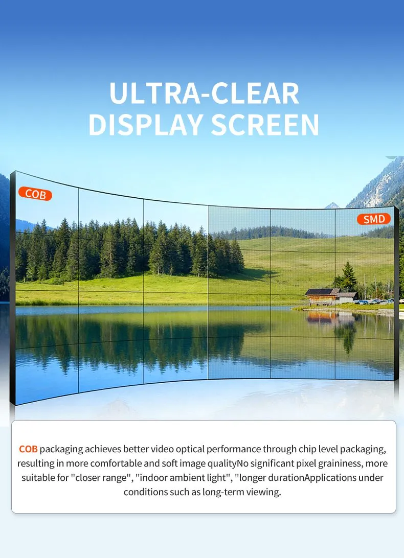4K SMD HD Indoor LED Display Wall Panel Ultra-Thin P1.5HDR10+ DCI-P3 97% AI-Driven CMS Video Screen