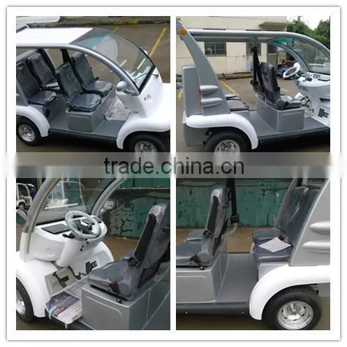 china small electric vehicle, 4 seats, Swiss design, 48V 4KW DC motor, model EG6043K