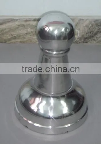 Aluminum Decorative Chess Coin in rough finish