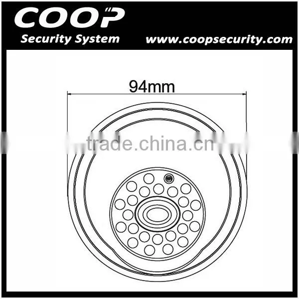Security CCTV CMOS IR 20M HDCVI Camera Housing Indoor HD CVI 2MP 1080P Camera