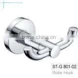 SINTAR Bathroom Single Coat and Robe Hook Wall Mount, Brushed SUS304 Stainless, Chrome Plated