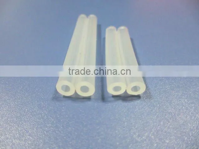 double lumen tube, double silicone tube, silicone lumen tube