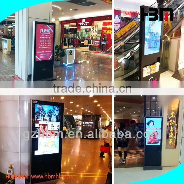 shoe-cleaning machine floor stand lcd touch screen advertising display