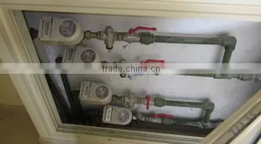 data of water flow remote control valve for direct reading
