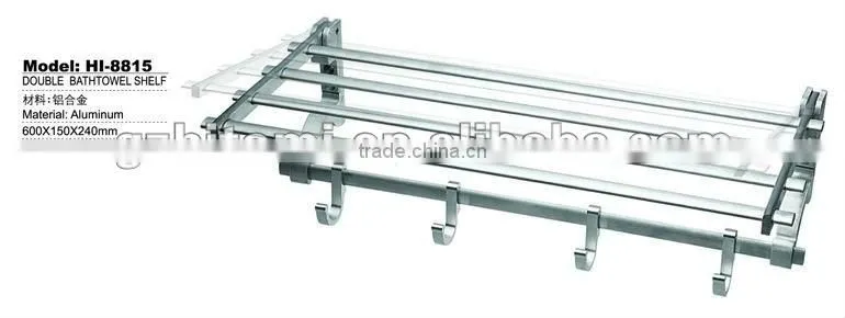 stainless steel wall mount bathroom towel rack