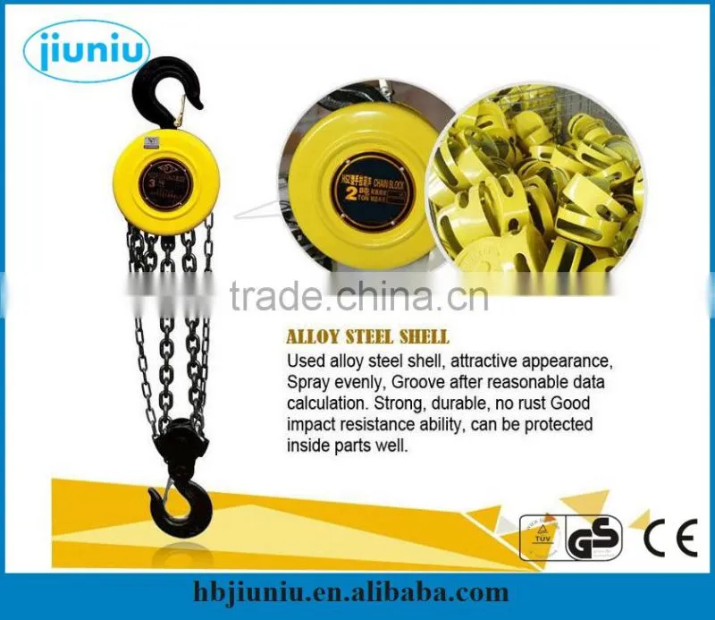 2016 new conditon HSZ type 10T*6M chain hoist