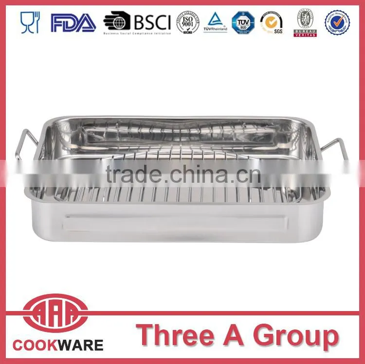 Professional stainless steel tray sets with rack