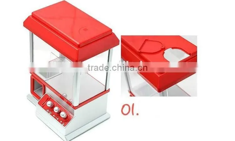 Electronic candy grabber toy candy machine toy arcade claw toy machine candy toy