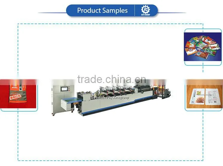 High Speed Auto Four Side Sealing Bag Making Machine
