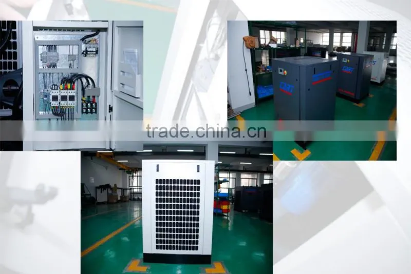75kw permanent magent variable frequency screw air compressor for high efficiency