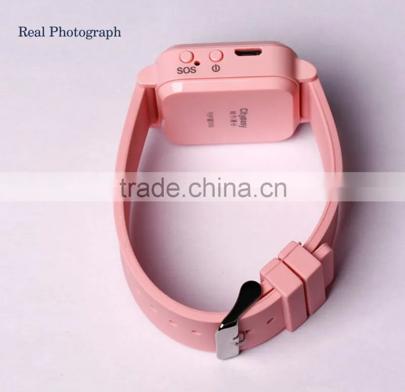 Hot Black Mini GPS Watch Tracker for Children