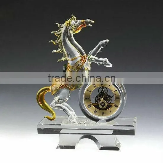 Beautiful crystal horse trophy