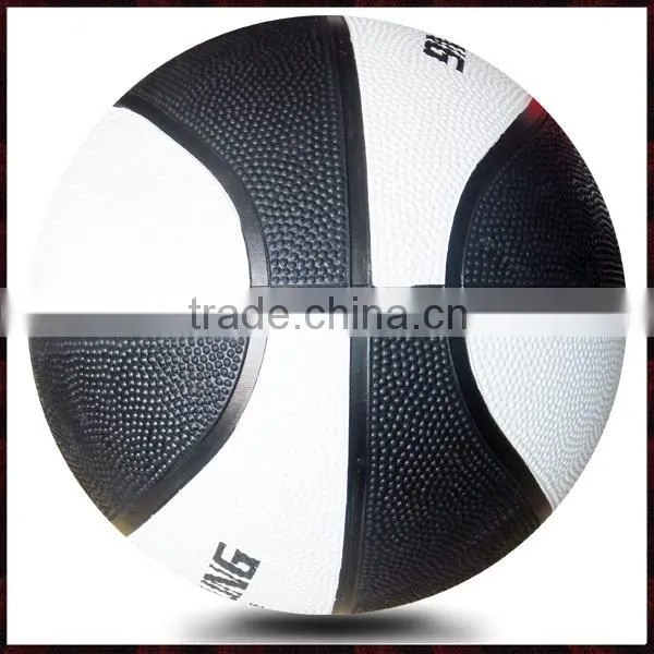 white and black rubber size 6 basketball used for women