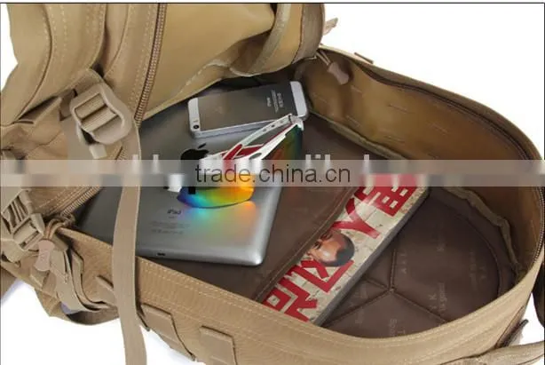 Outdoor camouflage waterproof hiking molle tactical backpack military