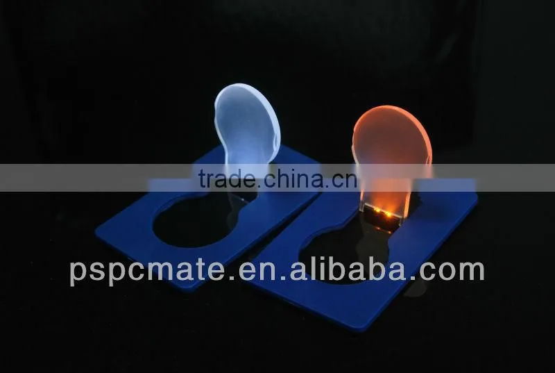 portable pocket led card light lamp