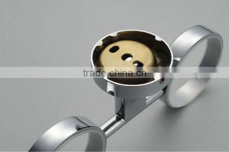 bathroom double glass holder