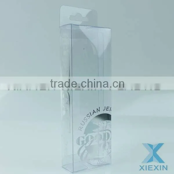 clear custom pvc packaging boxes for candles