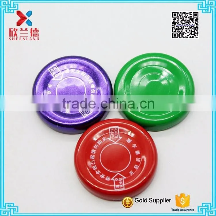 whosale metal screw cap metal button caps