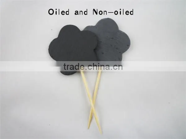 Nice natural slate cupcake toppers wholesale