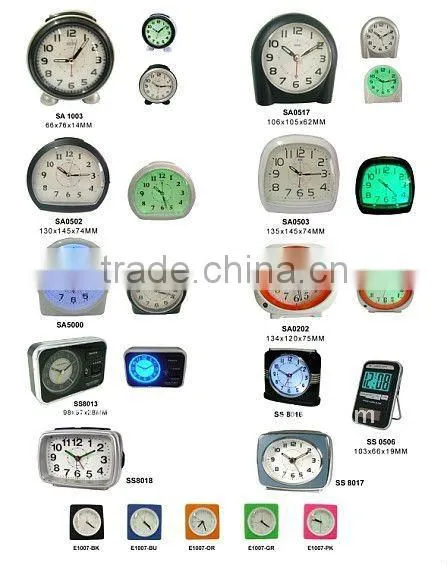 analog silence smart light clock, smartlite table clarm clock