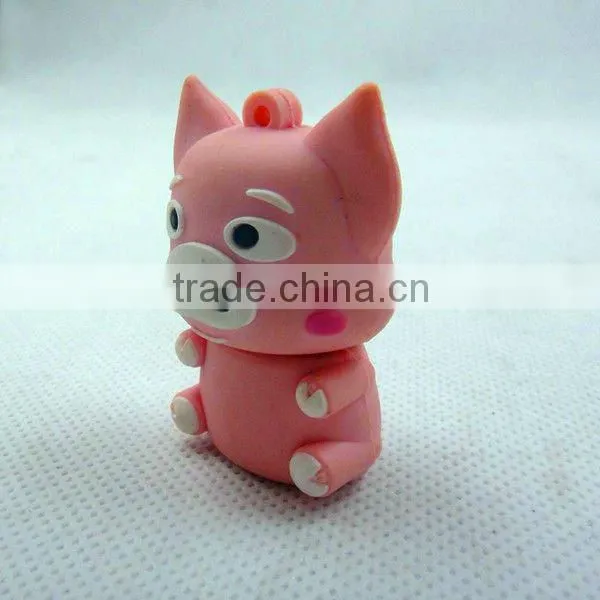 Super lovely pink pig shape USB flash drive USB modern