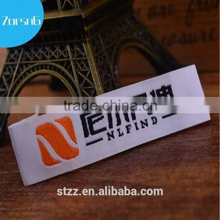 Woven Clothing Label/clothing brand label/ cheap clothing labels