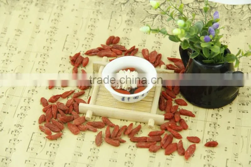 Medicinal edible healthy Goji berries fruit Ningxia medlar Dried Gou Qi Zi Boxthorn fruit