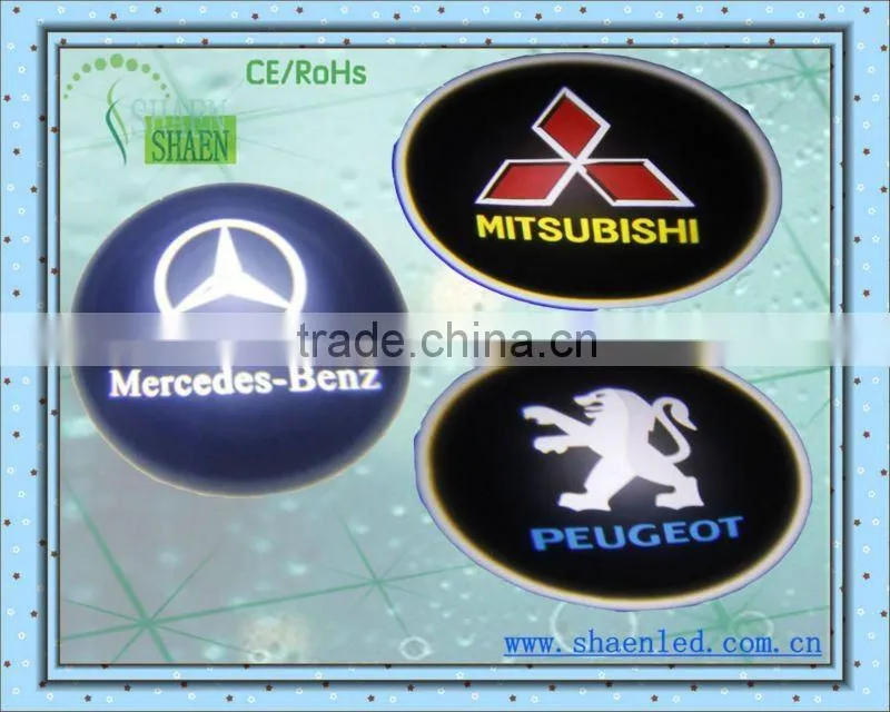 newest Car led Ghost shadow light-hottest design car logo led light
