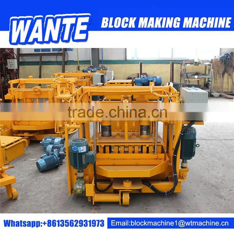 Bottom Price QT40-3 Small Multifunctional Moving Egg Laying Block Brick Making Machine