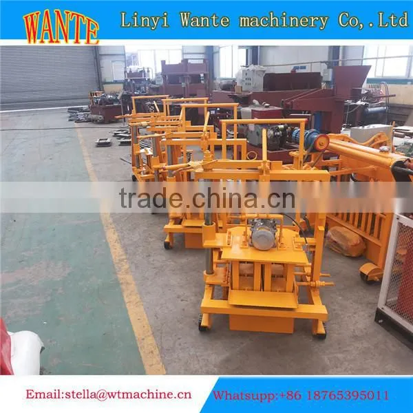 QT40-3C Brick Molding Machine Processing bloquera semi automatica