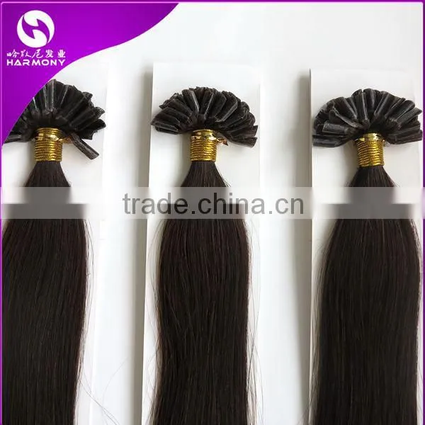 wholesale 100% brazilian remy virgin hair 20'' 1g strand u tip keratin human hair extension for black women