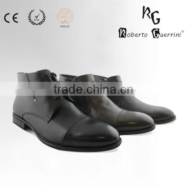 Roberto Guerrini Leather No Lace Boots