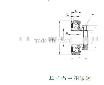 china insert bearings GRAE35-NPP-B