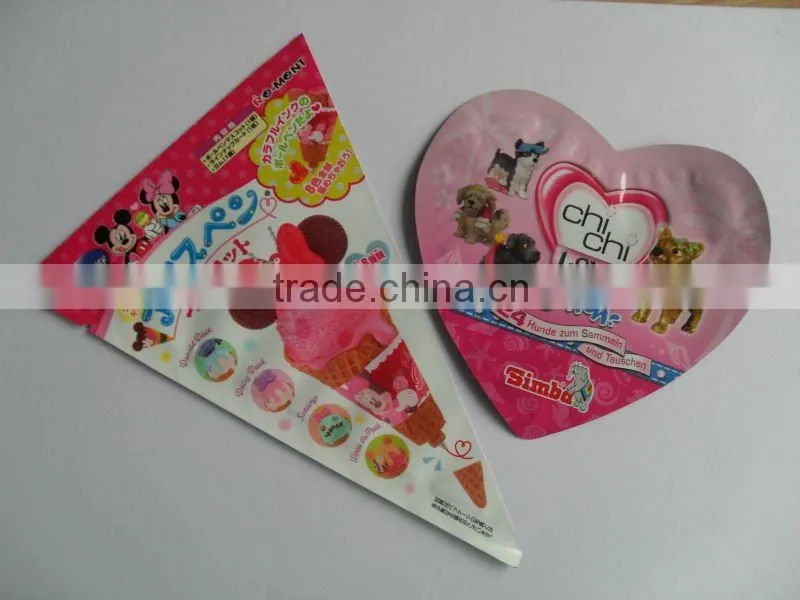 high quality plastic irregular bag for sport watch packaging