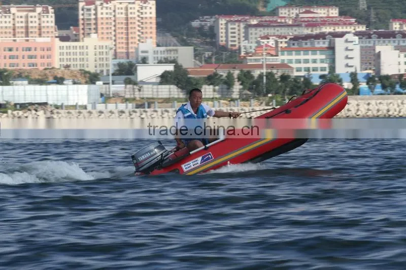 (CE) PVC Material Optional Floor High Speed Sports Boat