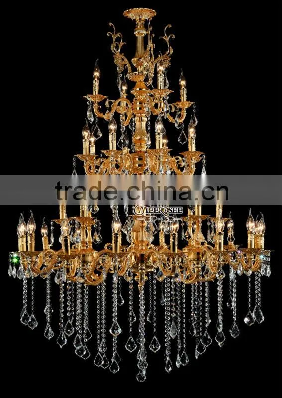 2013 Traditional Luxury Hotel Metal Chandelier, Hotel Chandelier,Hotel Crystal Light MD8859 L36