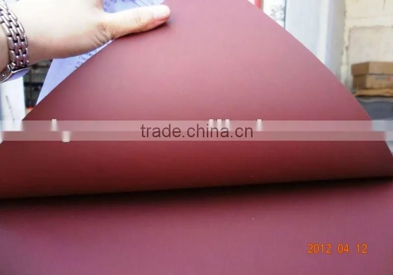 Clear PVC sole rigid sheets black for shoes 3mm