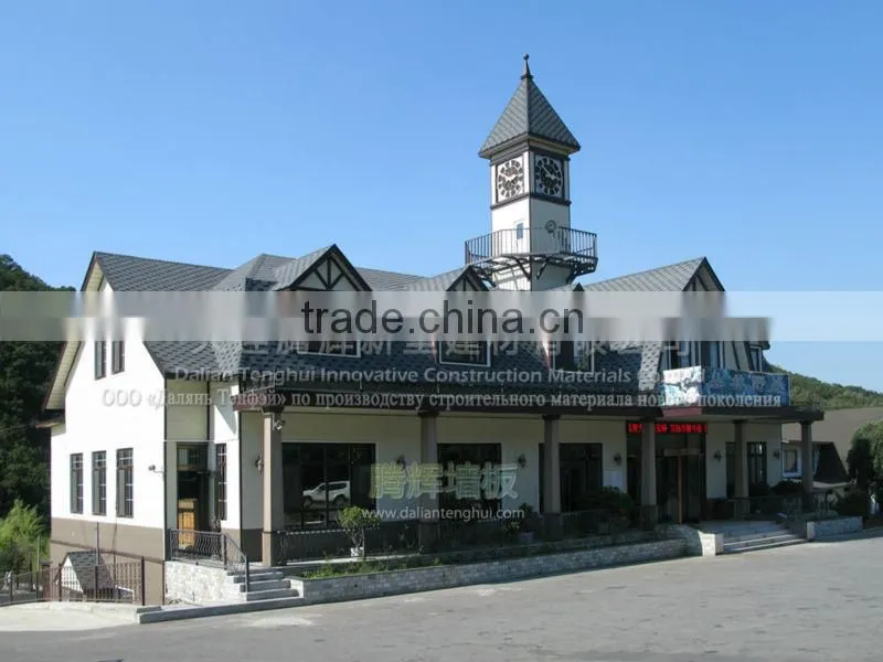 Facade panel/cladding wall panel/sandwich panel for prefab house/villa/modular house/toilet