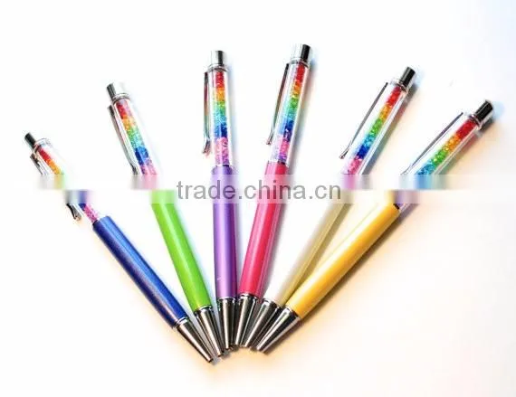 Your own logo custom printed crystal pen
