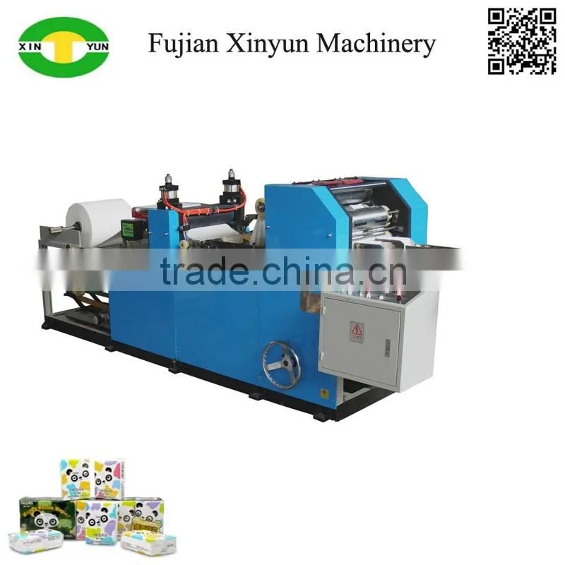 Good embossing handkerchief paper folding machine