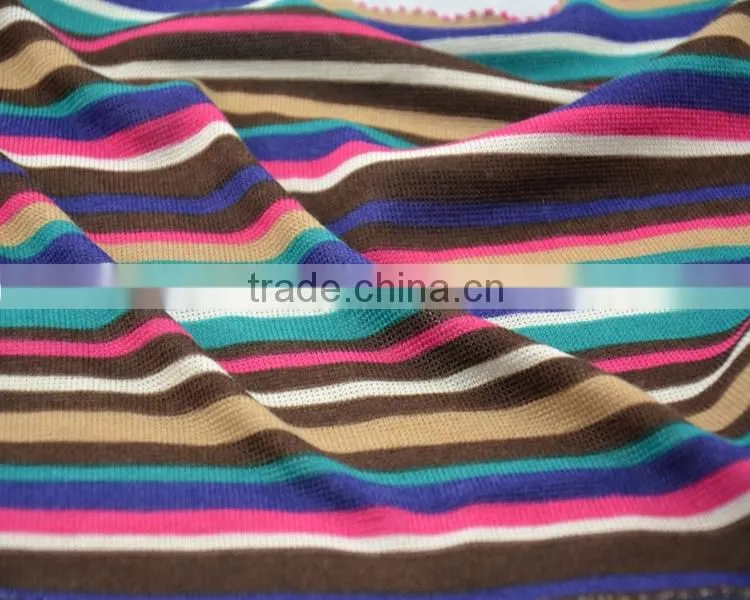 Jiufan Textile Hot Design Yarn Dyed Fabric Knitted Dress Supplier Polyester Spandex Fabric
